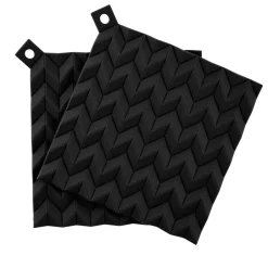 RIG-TIG Manoplas De Horno Y Agarradores|Manoplas De Horno Y Agarradores<2 Agarradores HOLD-ON, Negro