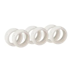 Broste Copenhagen Servilleteros Y Anillos Para Servilletas<6 Anillos para servilletas Nordic Vanilla, Cream with grains Blanco