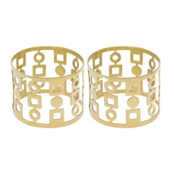 Hilke Collection Servilleteros Y Anillos Para Servilletas<2 Anillos servilleteros Anima, Latón Color dorado
