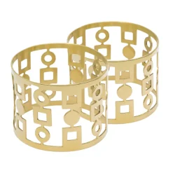 Hilke Collection Servilleteros Y Anillos Para Servilletas<2 Anillos servilleteros Anima, Latón Color dorado