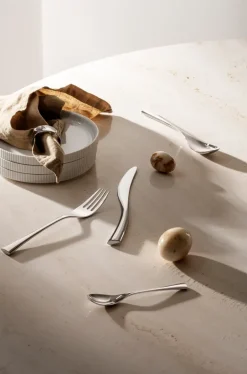 Georg Jensen 2 Anillos servilleteros Cobra, Acero inoxidable Plateado Discount