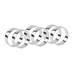 Broste Copenhagen Servilleteros Y Anillos Para Servilletas<6 Anillos servilleteros Ring, Silver finish Plateado