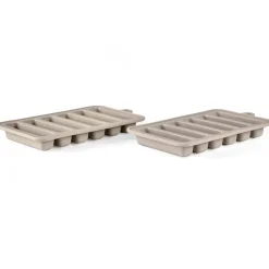Bitz Utensilios De Vino Y Bar<2 Bandejas para cubitos de hielo , Gris