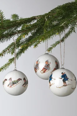 Design House Stockholm 3 Bolas Navidad Elsa Beskow, Set nr 7 MultiBlanco Outlet