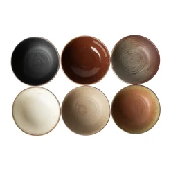 DBKD Boles Para Desayuno<6 Boles Bowl Ø12 cm, Multi Beige