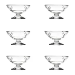 La Rochère Boles Para Postre<6 Boles de cristal con pie Abeille 20 cl, Transparente