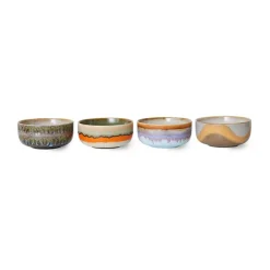 HKliving 4 Boles de postre 70's, Reef Multi Sale