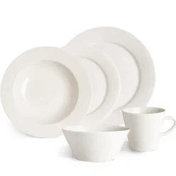 Scandi Living 4 Boles para desayuno Kalk 60 cl, Blanco Discount