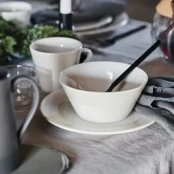Scandi Living 4 Boles para desayuno Kalk 60 cl, Blanco Discount