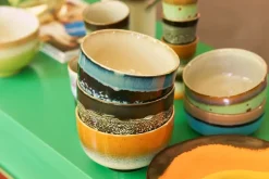 HKliving 4 Boles 70's Ø13,5 cm, Groovy Multi Best