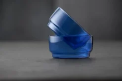 Lyngby Glas 4 Boles Torino 50 cl, Azul
