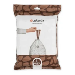 Brabantia Otros Utensilios De Limpieza<40 Bolsas de basura PerfectFit, 40-45 L Blanco
