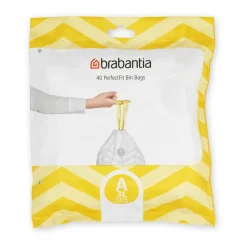 Brabantia Otros Utensilios De Limpieza<40 Bolsas de basura PerfectFit, 3 L Blanco