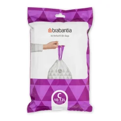 Brabantia 40 Bolsas de basura PerfectFit, 10-12 L Blanco Online