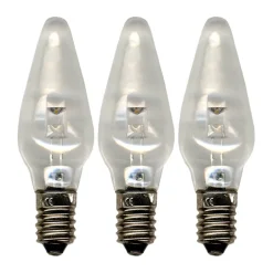 Star Trading Repuestos Para Lámparas<3 Bombillas de repuesto E10 universal-LED interior, 2100K no regulable Transparente