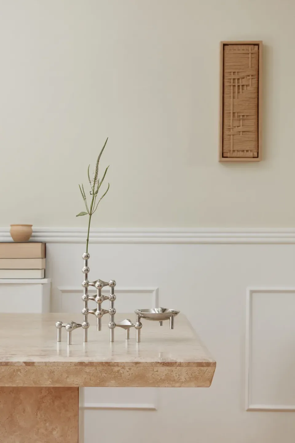 STOFF 3 Candelabros Nagel, cromo Plateado Discount