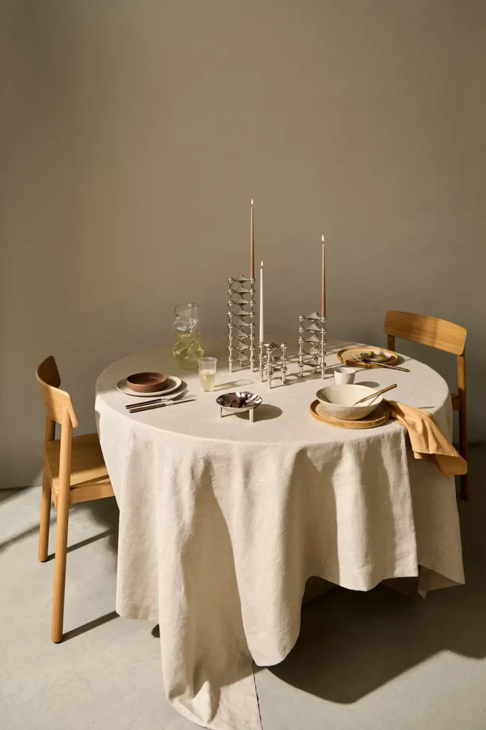 STOFF 3 Candelabros Nagel, cromo Plateado Discount