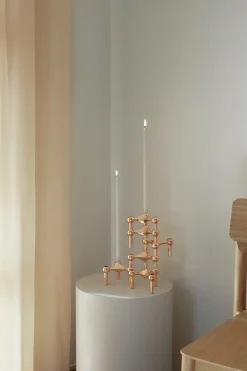 STOFF 3 Candelabros Nagel, oro Rosa Online