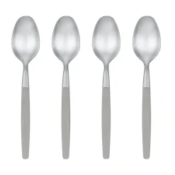Blomus Cucharillas De Café Y Té<4 Chucharas para espresso Maxime 11 cm, Mourning dove Plateado