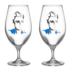 Kosta Boda 2 Copas de cerveza All about you 40 cl, Celebrate him Transparente Discount