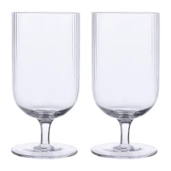 ERNST Vasos Y Copas De Cerveza<2 Copas de cerveza con relieve, Transparente
