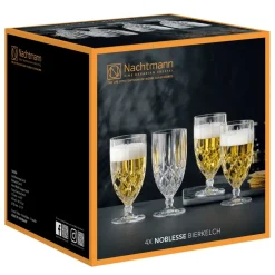 Nachtmann 4 Copas de cerveza Noblesse 42,5 cl, Transparente