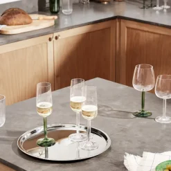 Kähler Copas De Champagne Y Cava<2 Copas de champagne Hammershøi 24 cl, Verde