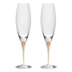 Orrefors 2 Copas de champagne Intermezzo 26 cl, Dorado Color dorado Online