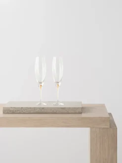Orrefors 2 Copas de champagne Intermezzo 26 cl, Dorado Color dorado Online