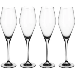 Villeroy & Boch 4 Copas de champagne La Divina, 26 cl Transparente
