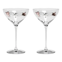 Kosta Boda 2 Copas de champagne You and me together 32 cl, Clear / Multi Transparente Sale