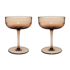 Villeroy & Boch Copas De Champagne Y Cava<2 Copas de champán Like coupe 10 cl, Clay Marrón