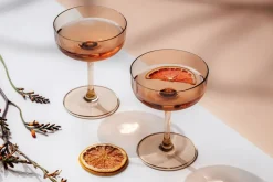 Villeroy & Boch Copas De Champagne Y Cava<2 Copas de champán Like coupe 10 cl, Clay Marrón