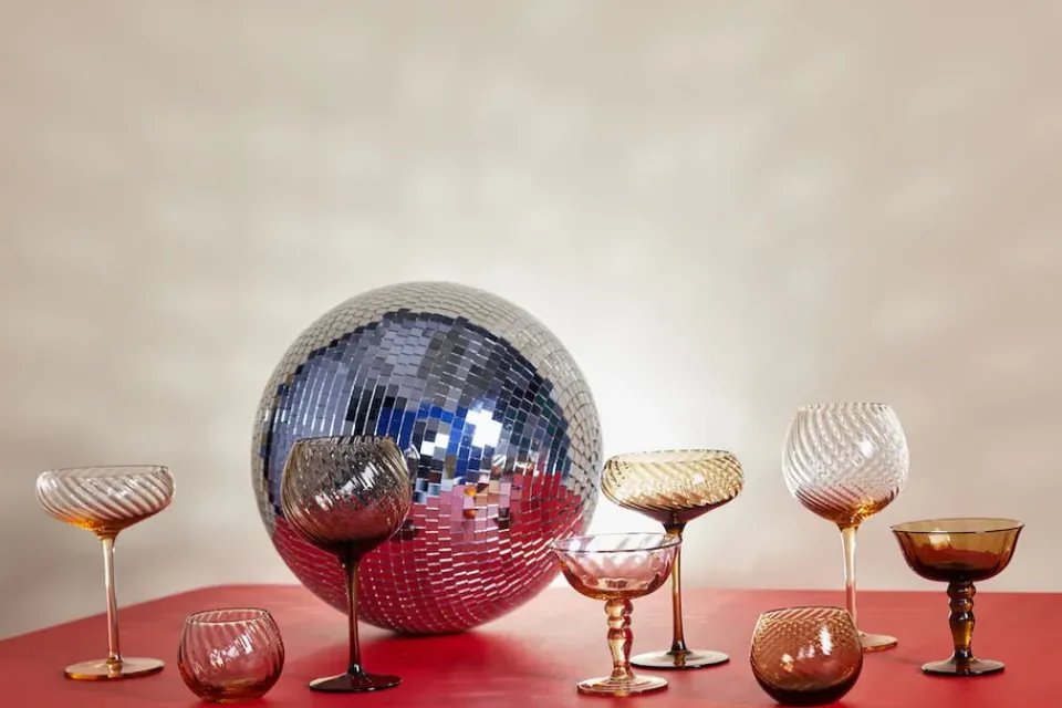 Byon Copas De Champagne Y Cava<2 Copas de prosecco Opacity 15 cl, Melocotón Naranja