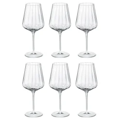 Georg Jensen 6 Copas de vino blanco Bernadotte, Cristalino Transparente Hot