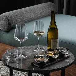 Georg Jensen 6 Copas de vino blanco Bernadotte, Cristalino Transparente Hot