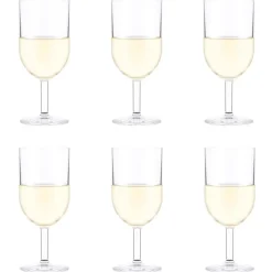 Bodum 6 Copas de vino blanco Oktett, 23 cl Transparente