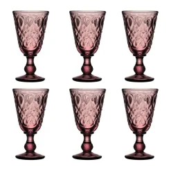 La Rochère Copas De Vino<6 Copas de vino Lyonnais 23 cl, Amatista Púrpura