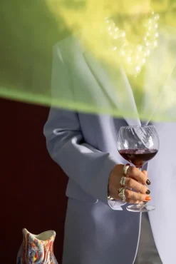Byon 4 Copas de vino Opacity 47 cl, Transparente Online