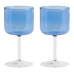 HAY Copas De Vino<2 Copas de vino Tint 25 cl, azul-transparente TransparenteAzul