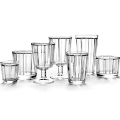 Serax 4 Copas de vino tinto Surface 23 cl, Transparente Best