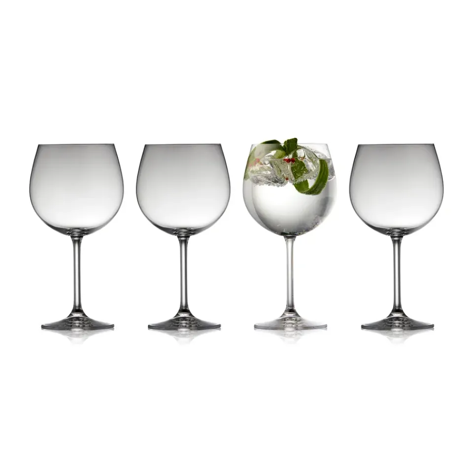 Lyngby Glas Copas De Cóctel|Copas Y Vasos Para Bebidas<4 Copas gin tonic Juvel 57 cl, Cristal Transparente