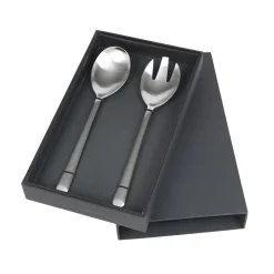 Broste Copenhagen 2 Cubiertos de ensalada Hune, Brushed satin Plateado Hot