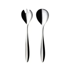 Hardanger Bestikk 2 Cubiertos de ensalada Lykke, acero inoxidable Plateado Best