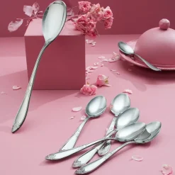 Hardanger Bestikk 2 Cubiertos de ensalada Nina, acero inoxidable Plateado Clearance