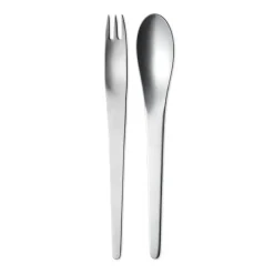 Georg Jensen Cubiertos De Servir<2 Cubiertos de servir Arne Jacobsen, 2 cubiertos Plateado