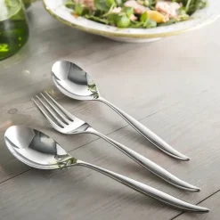 Robert Welch Cubiertos De Servir<3 Cubiertos de servir Hidcote Bright, Acero inoxidable Plateado
