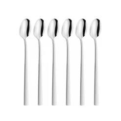 Zwilling 6 Cucharas alargadas para bebidas Dinner, acero inoxidable Plateado Hot