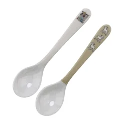 Rätt Start Cubiertos Infantiles|Cubiertos De Mesa<2 Cucharas Barnen i Bullerbyn, Beige-blanco Multi