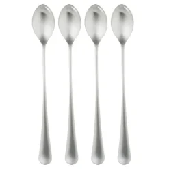 Robert Welch 4 Cucharas de café con leche Radford mate, acero inoxidable Plateado Clearance